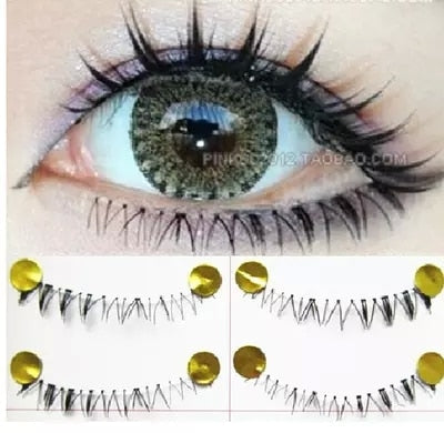Hand made fashion low eye lashes